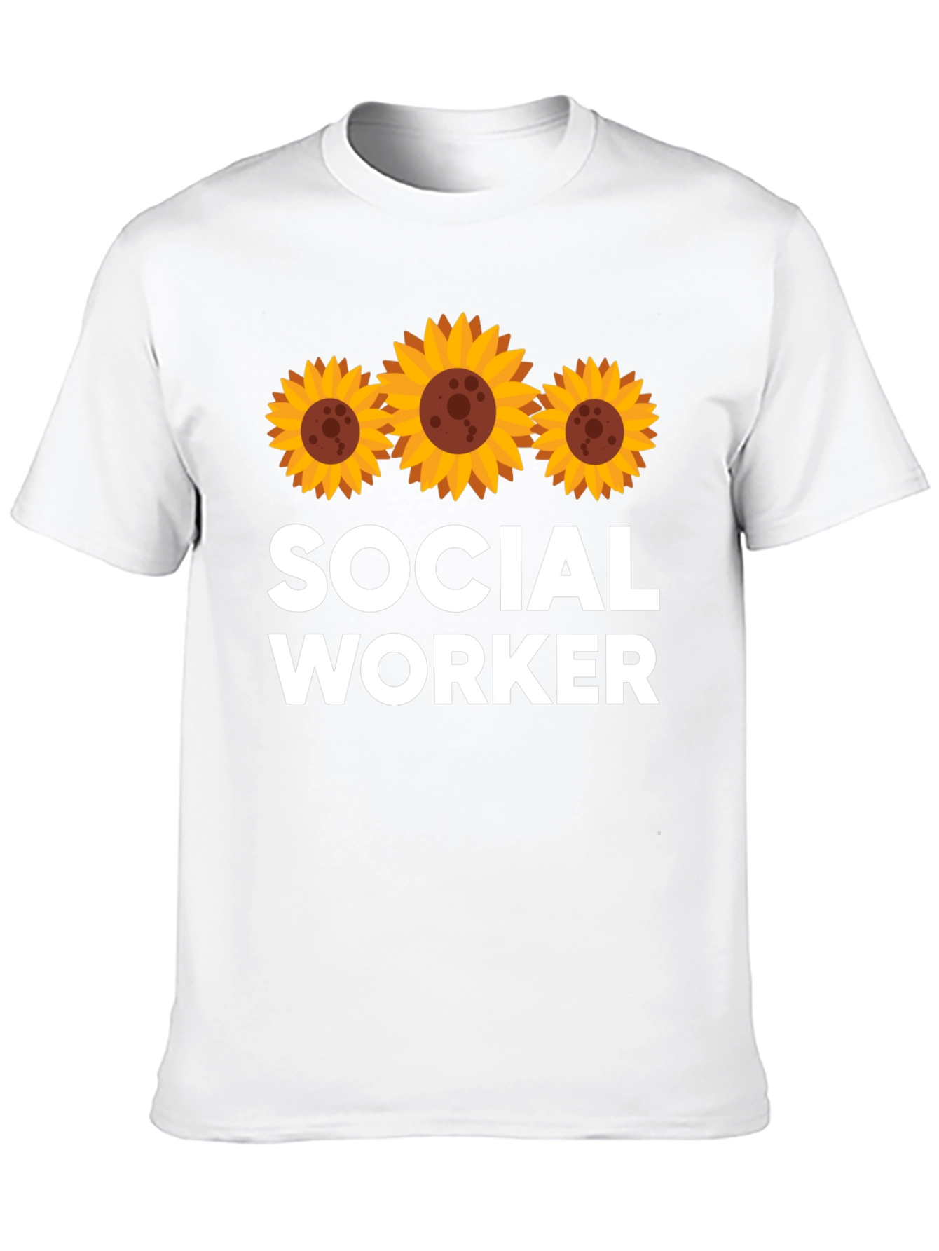 Social Worker Sunflower Graphic Tee