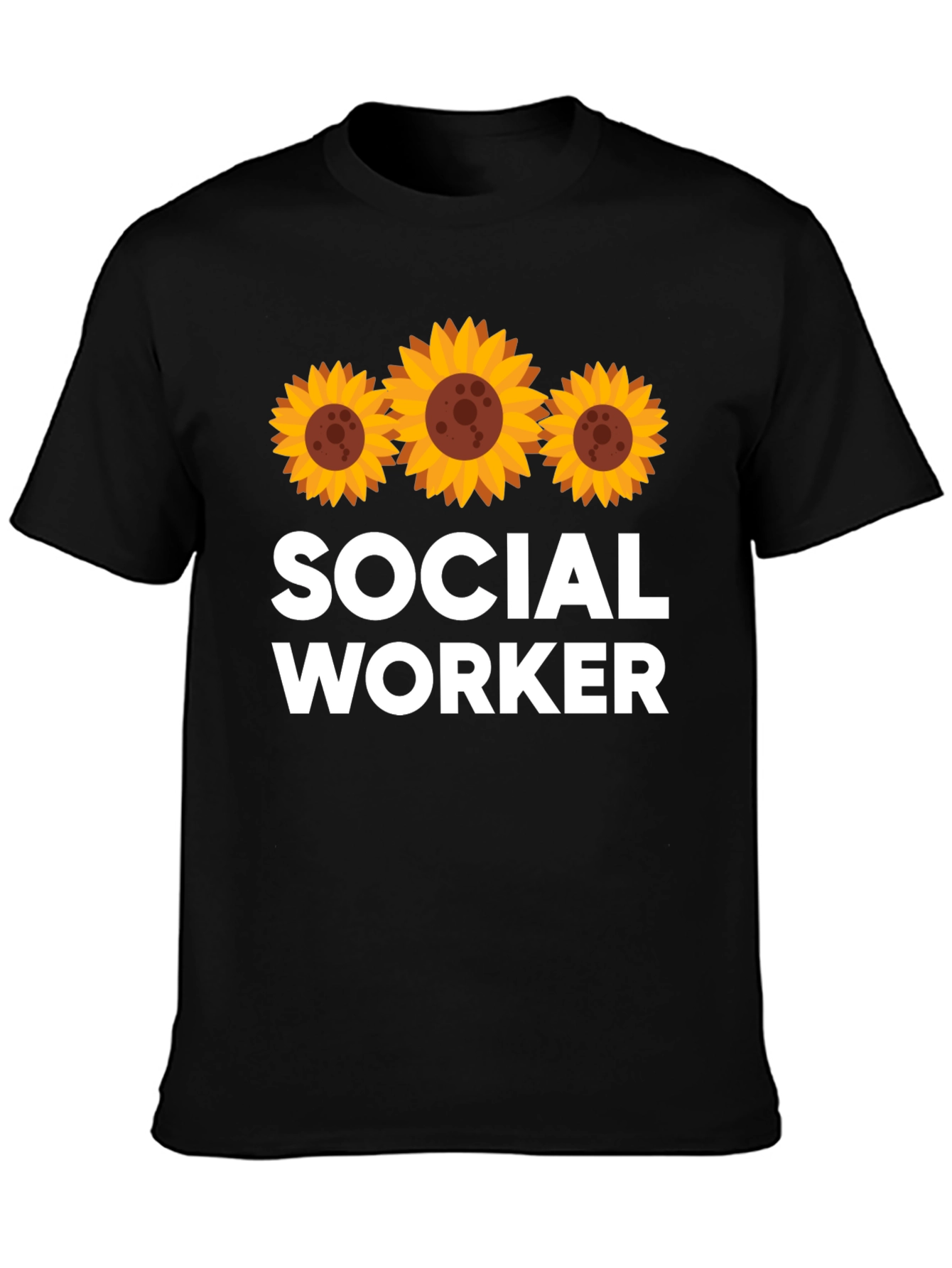 Social Worker Sunflower Graphic Tee