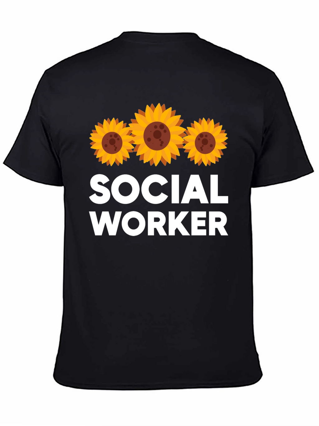 Social Worker Sunflower Graphic Tee