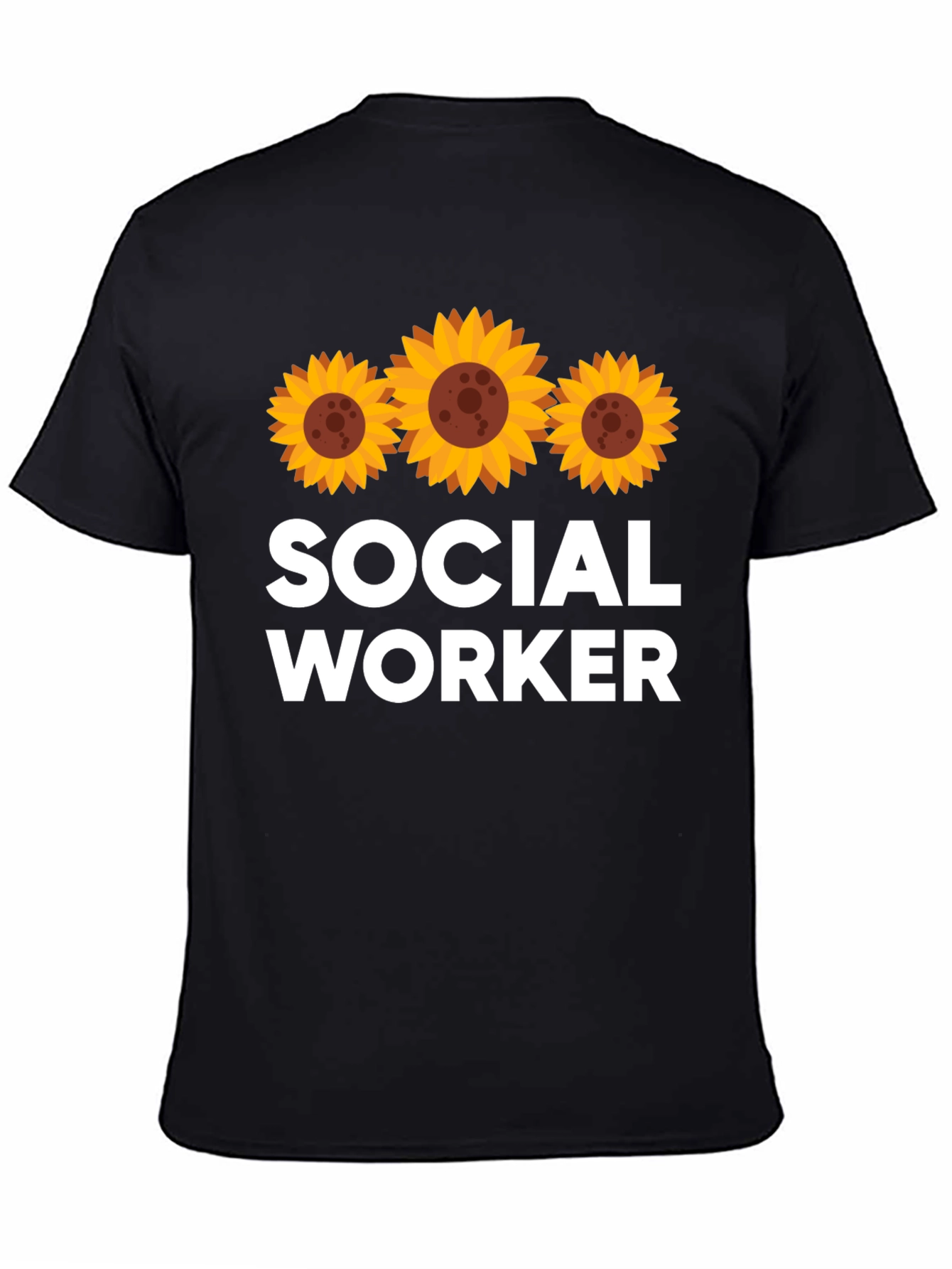 Social Worker Sunflower Graphic Tee