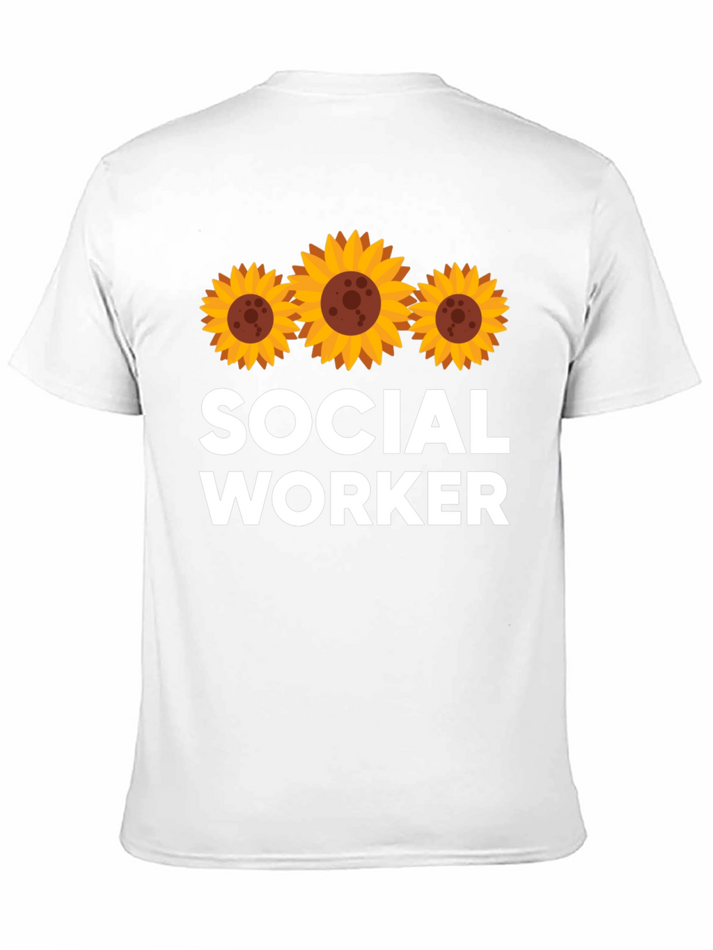 Social Worker Sunflower Graphic Tee