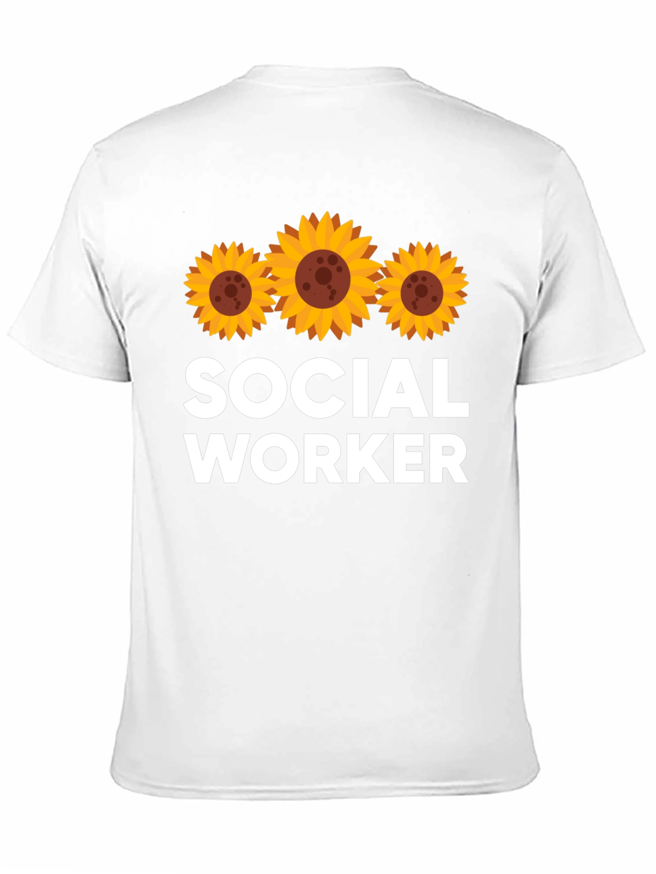 Social Worker Sunflower Graphic Tee