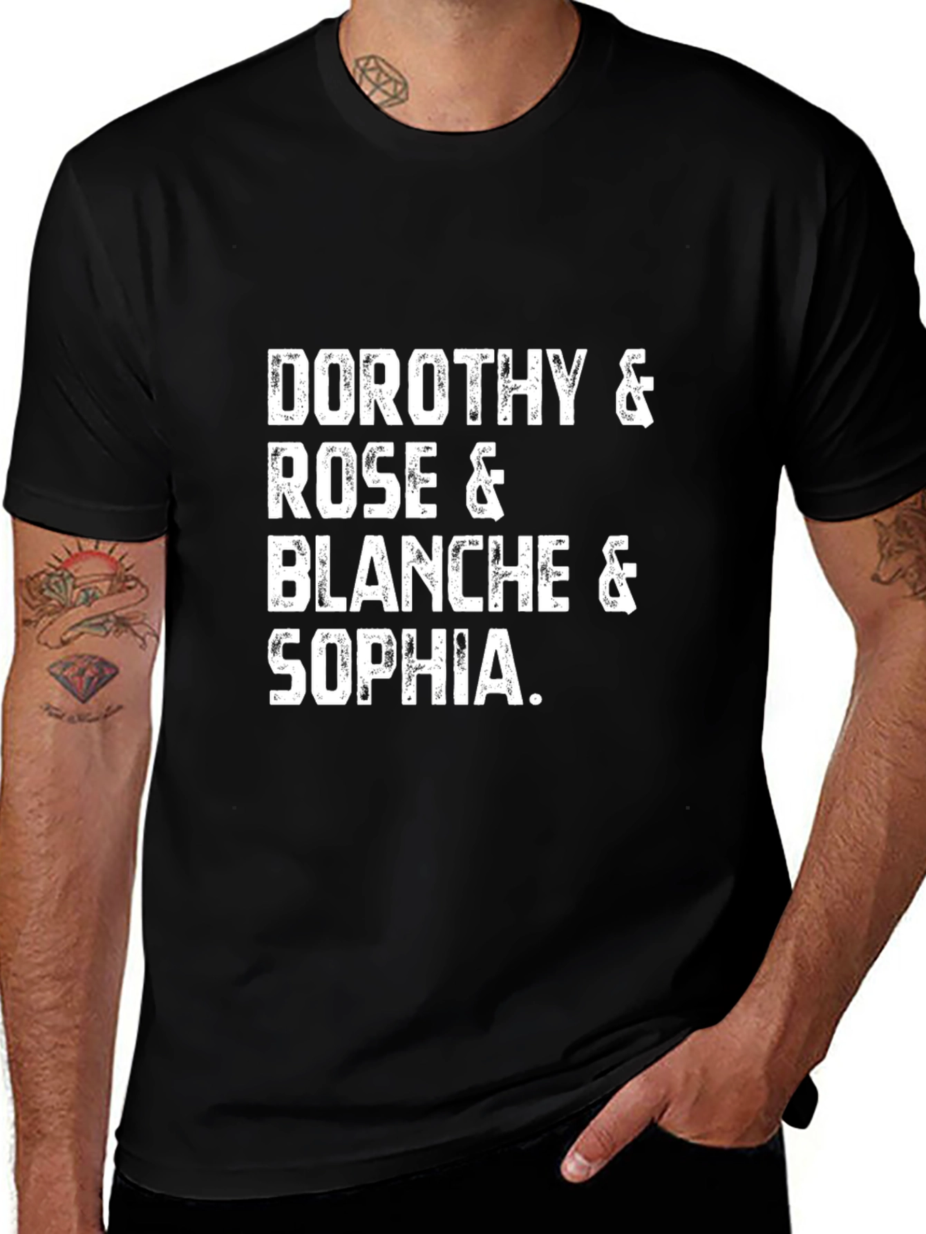 Golden Girls T-Shirt: Dorothy Rose Blanche & Sophia!