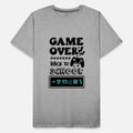 Back to School Retro Game Blue