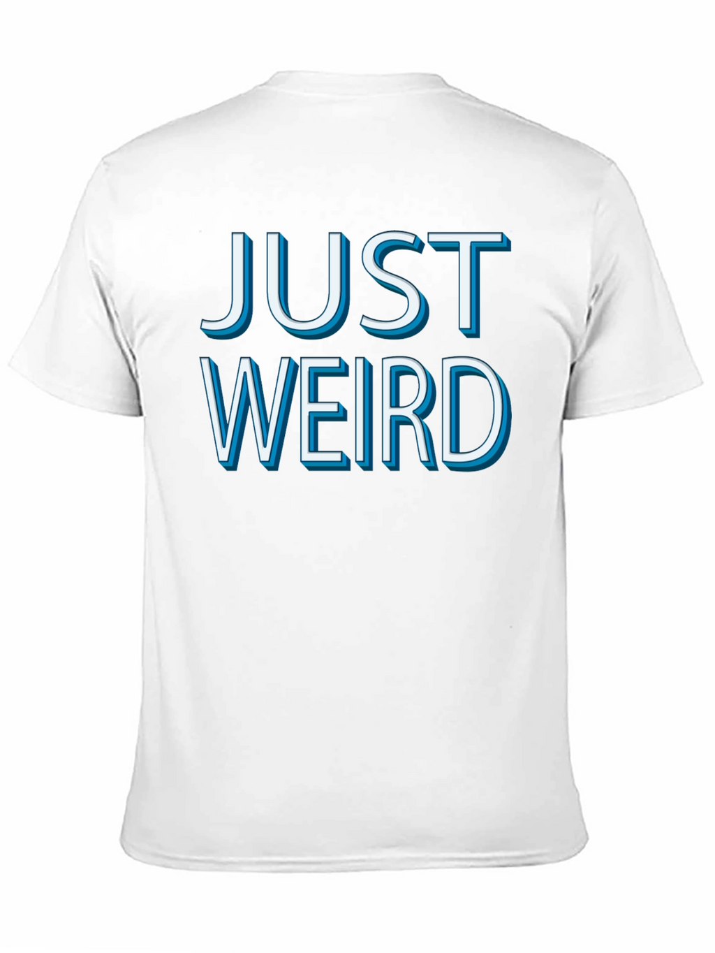 Just Weird Graphic Tee - Mens Black Cotton T-Shirt