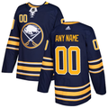 Men's Buffalo Sabres Navy Authentic Custom Jerseys