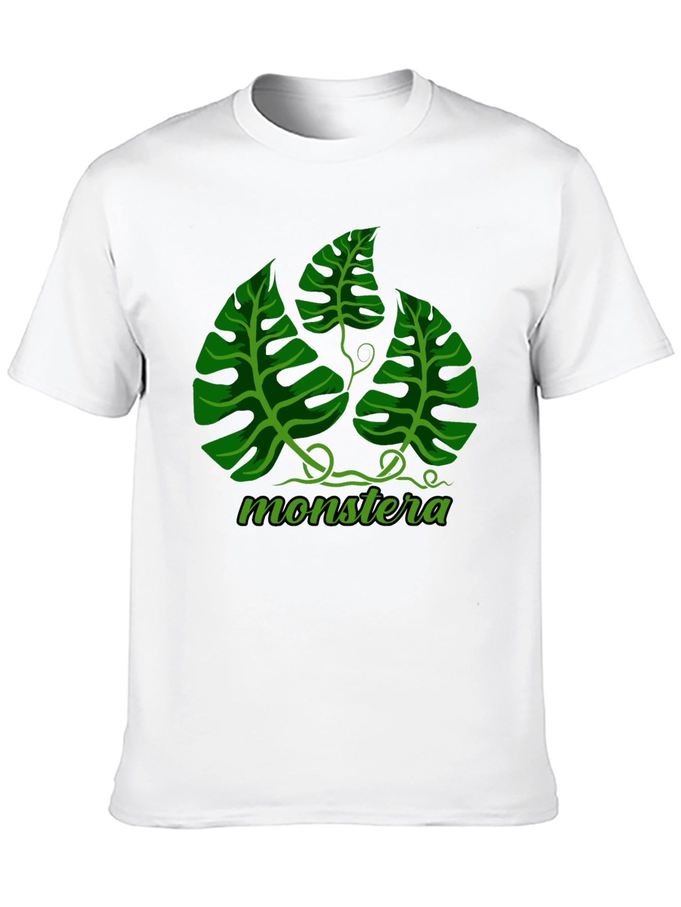 Monstera Leaf Graphic T-Shirt - Stylish Casual Wear