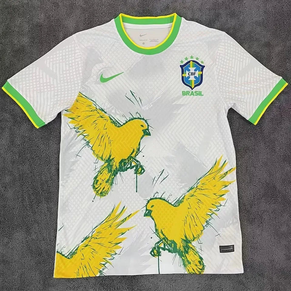 2022/23 Brazil Special Edition White Fans Soccer Jersey Front