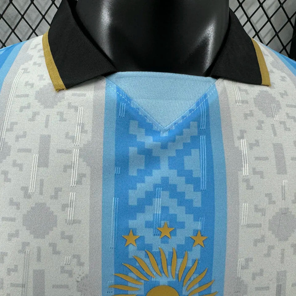 2025 Argentina Special Edition Player Version Jersey Detail 1