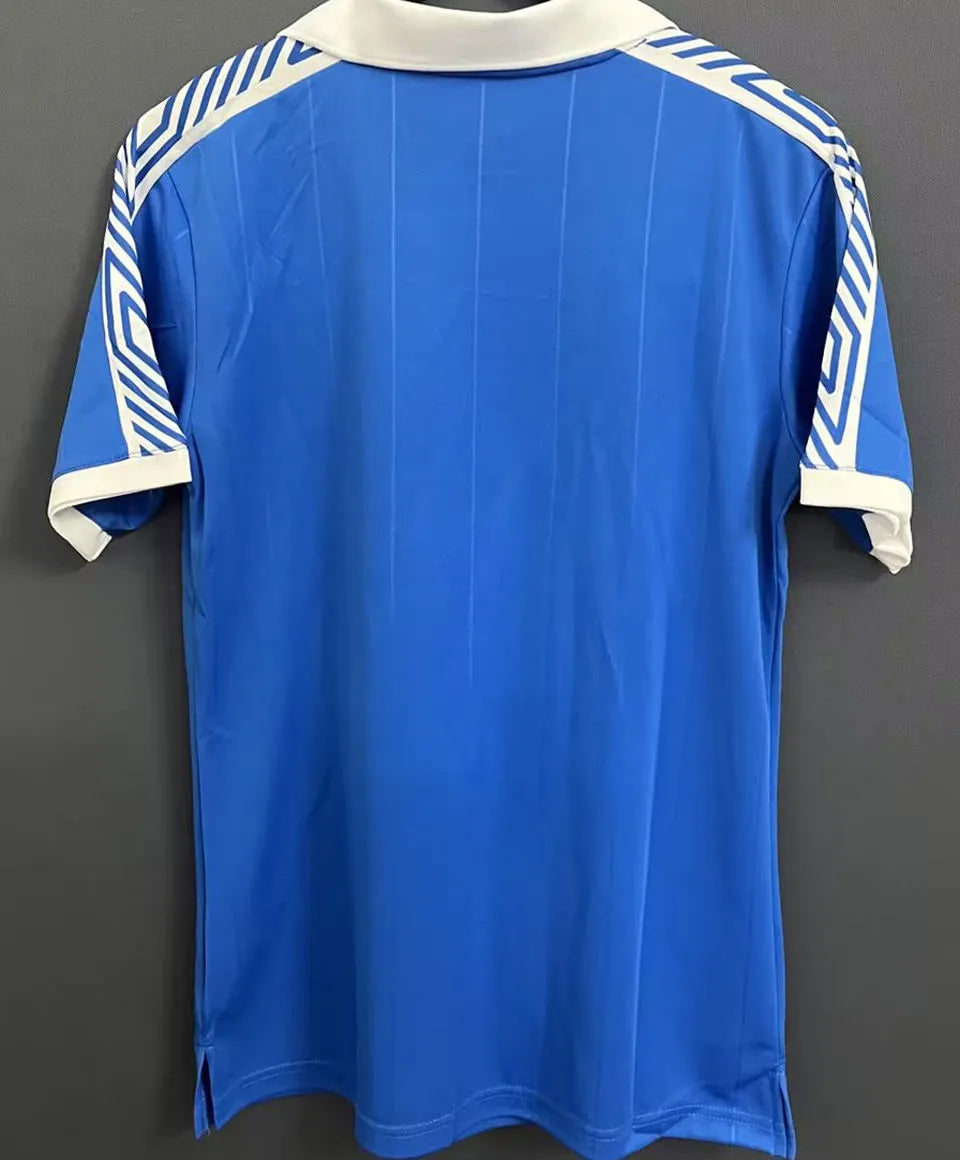2023 EL Salvador Home Blue Fans Soccer Jersey Back