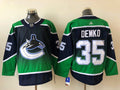 Men's Vancouver Canucks Thatcher Demko #35 Black Breakaway Jerseys