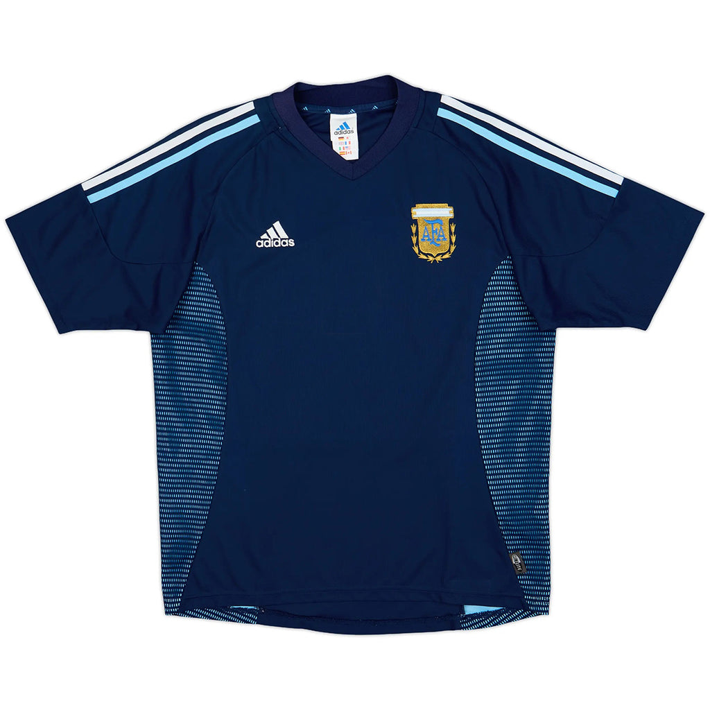 Retro Argentina Away Jersey World Cup 2002 Image 3