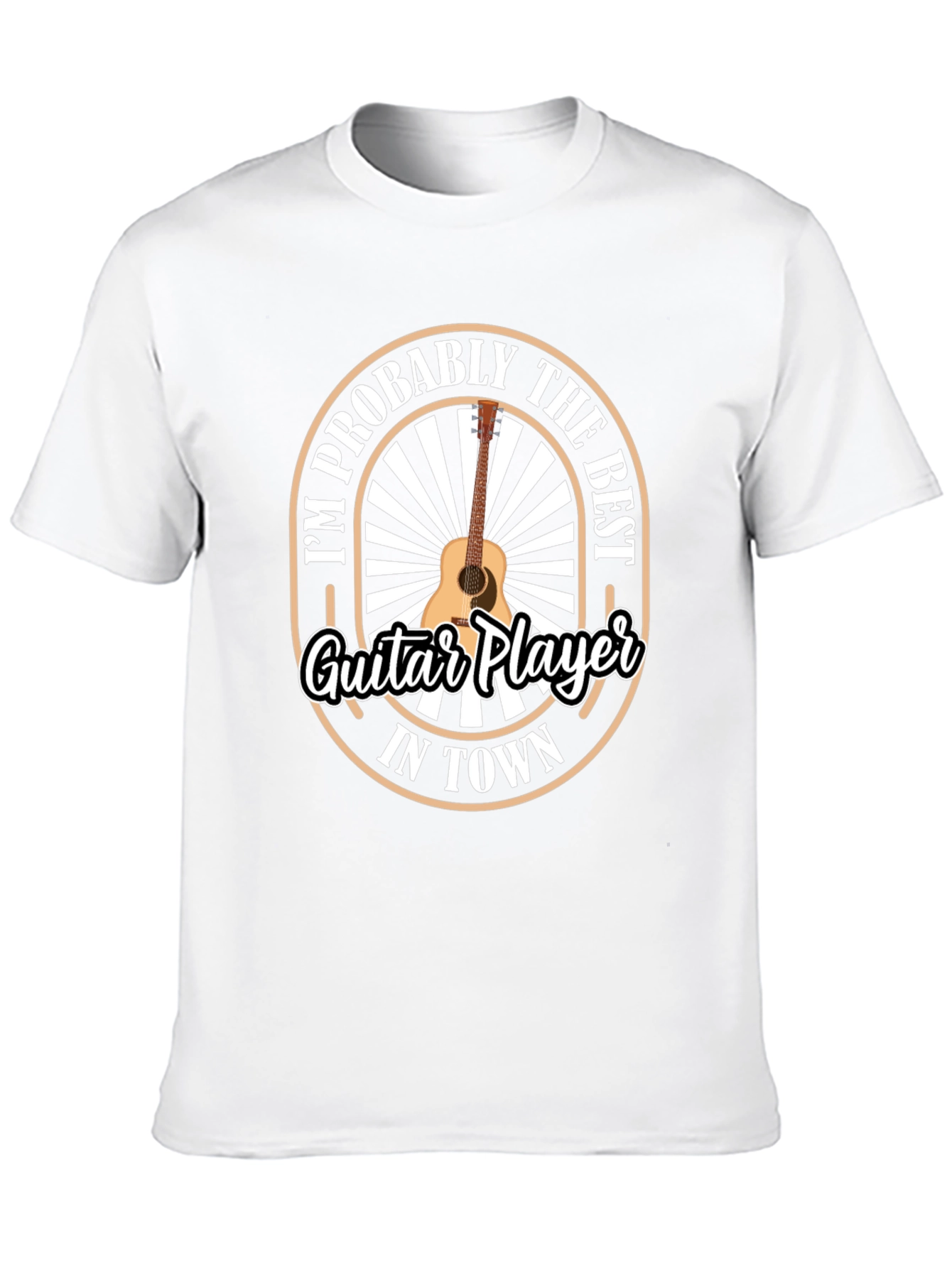 Guitar Player T-Shirt - Best in Town