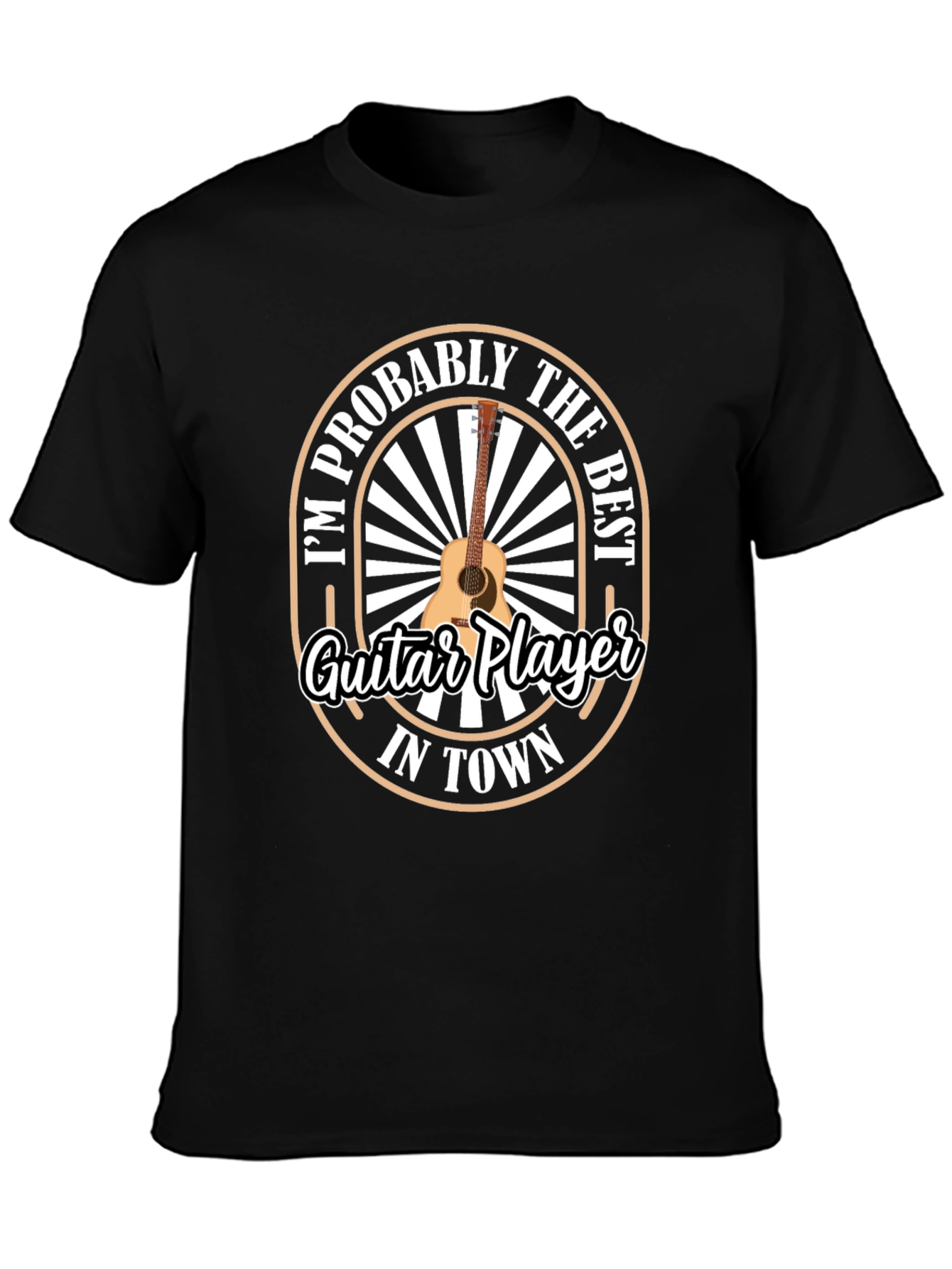 Guitar Player T-Shirt - Best in Town