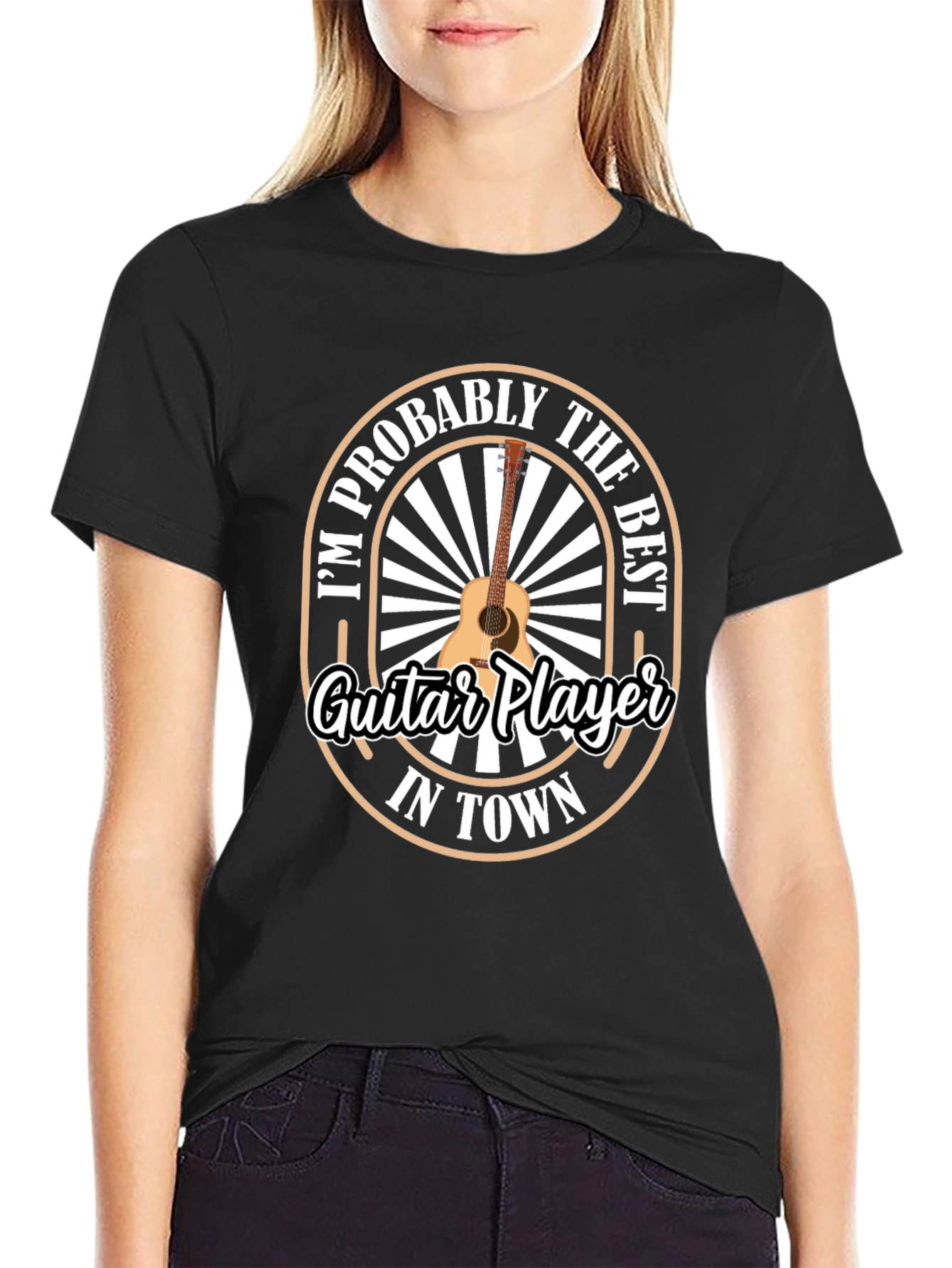Guitar Player T-Shirt - Best in Town