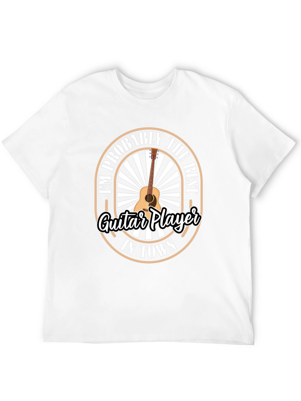 Guitar Player T-Shirt - Best in Town