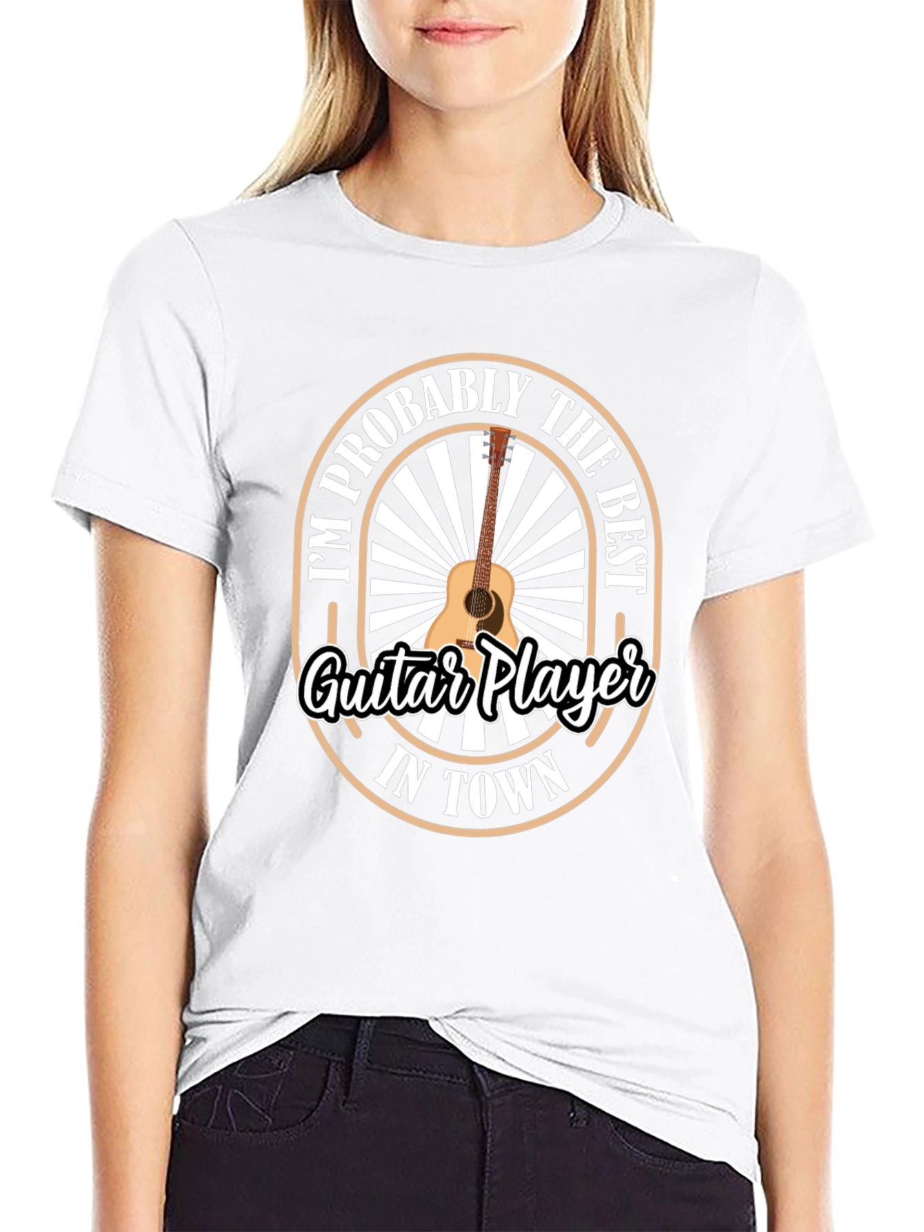 Guitar Player T-Shirt - Best in Town