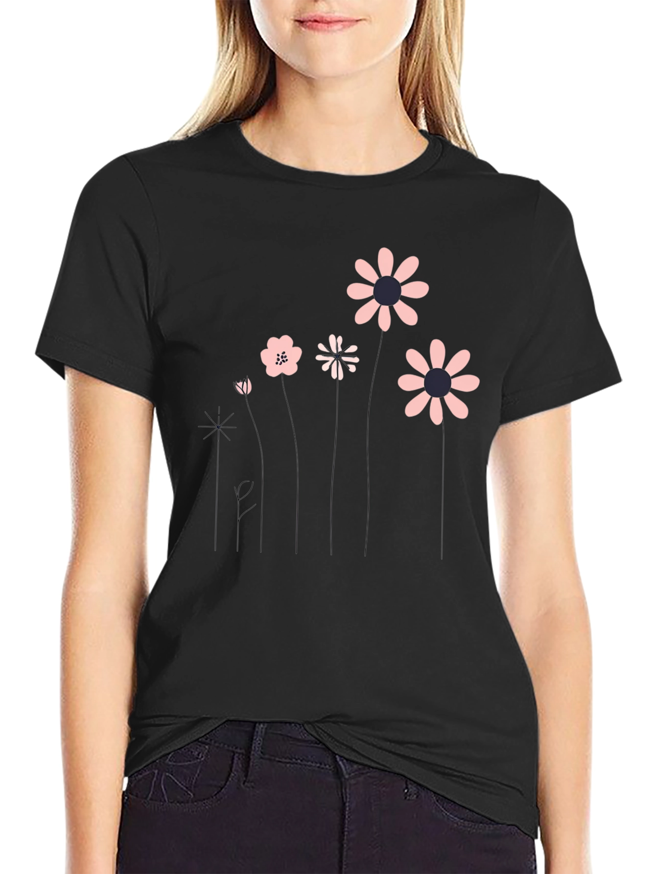 Floral Graphic Print T-Shirt