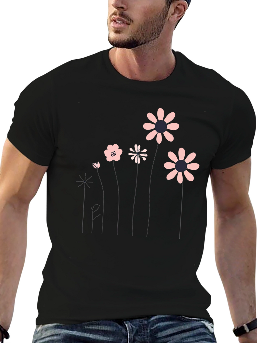Floral Graphic Print T-Shirt