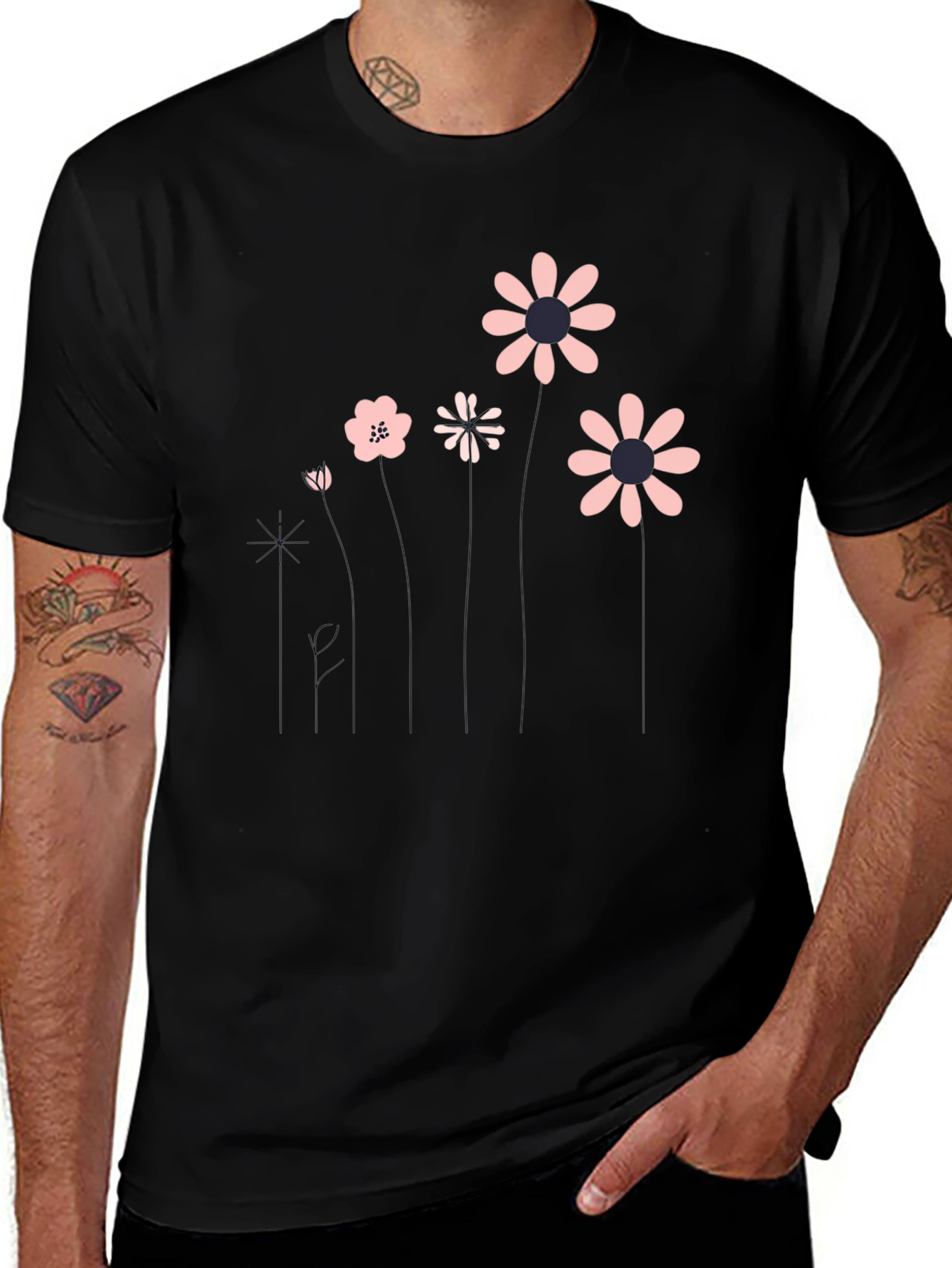 Floral Graphic Print T-Shirt