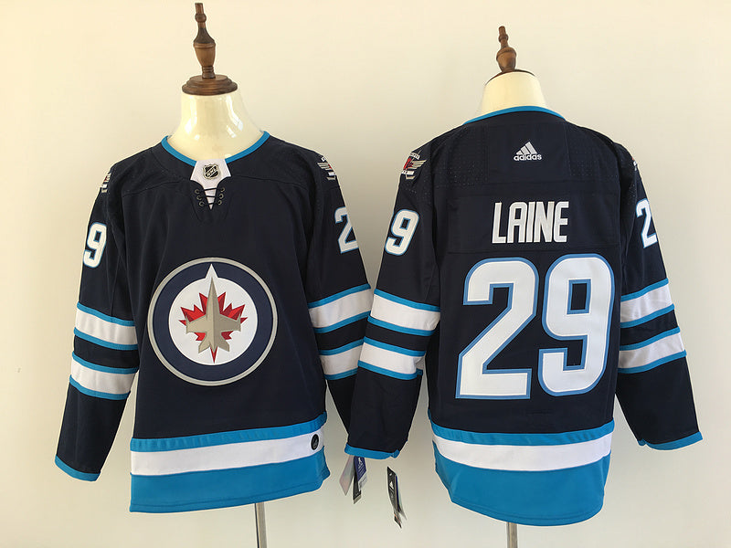 Men's Winnipeg Jets Patrick Laine #29 Navy Home Breakaway Player Jerseys