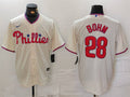 Men's Philadelphia Phillies Alec Bohm #28 Cream Limited Player Jerseys