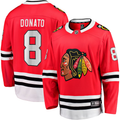 Men's Chicago Blackhawks Ryan Donato #8 Red Home Breakaway Jerseys
