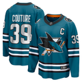 Men's San Jose Sharks Logan Couture #39 Teal Home Breakaway Player Jerseys