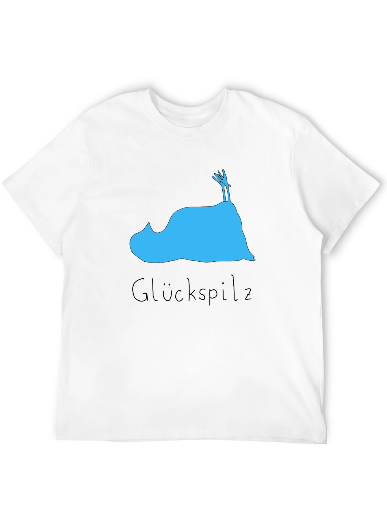 Gluckspilz Graphic T-Shirt - Funny Lucky Mushroom Tee