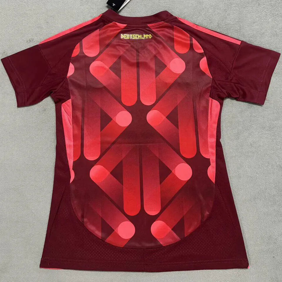 2025/26 Germany Away Red Women Soccer Jersey 女 (2 Star 两星） Back
