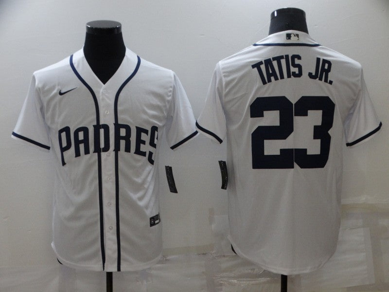 Men's San Diego Padres Fernando Tatis Jr. #23 MLB White Stitched Jerseys