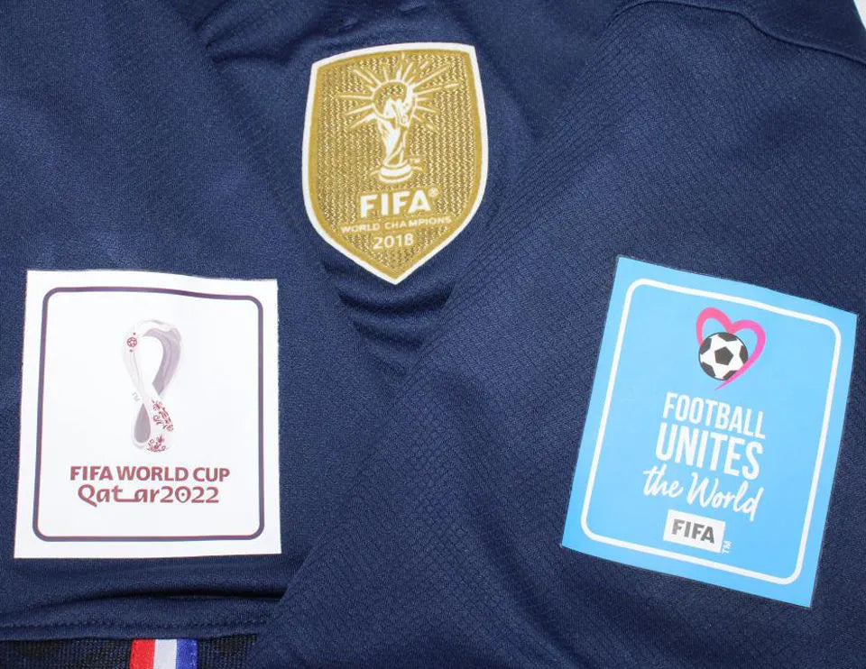 2022/23 France Home Player Version Soccer Jersey Detail 3