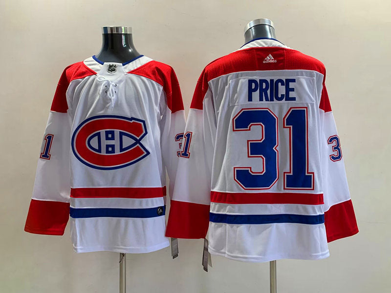Men's Montreal Canadiens Carey Price #31 White Player Game Jerseys