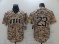 Men's San Diego Padres Fernando Tatis Jr. #23 Camouflage Stitched Jerseys