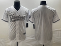 Men's New York Yankees White Blank Jerseys Joint Edition