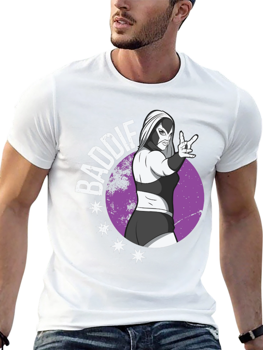 Baddie Wrestler Graphic Tee