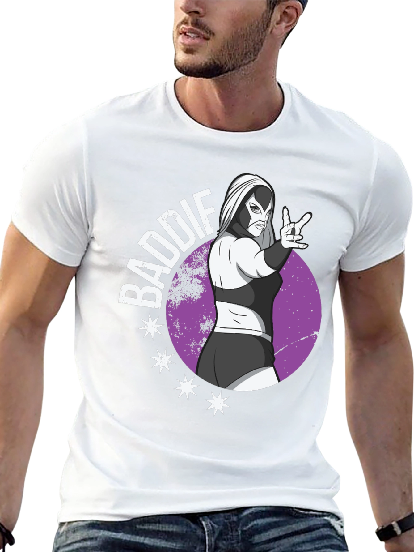 Baddie Wrestler Graphic Tee