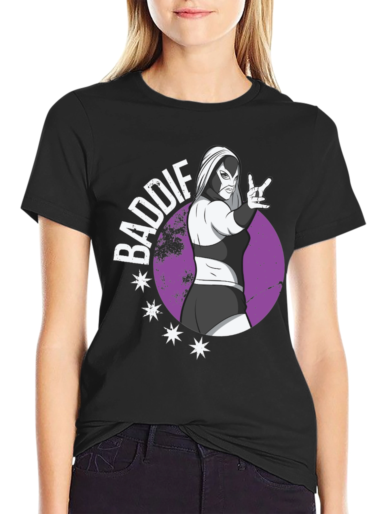Baddie Wrestler Graphic Tee