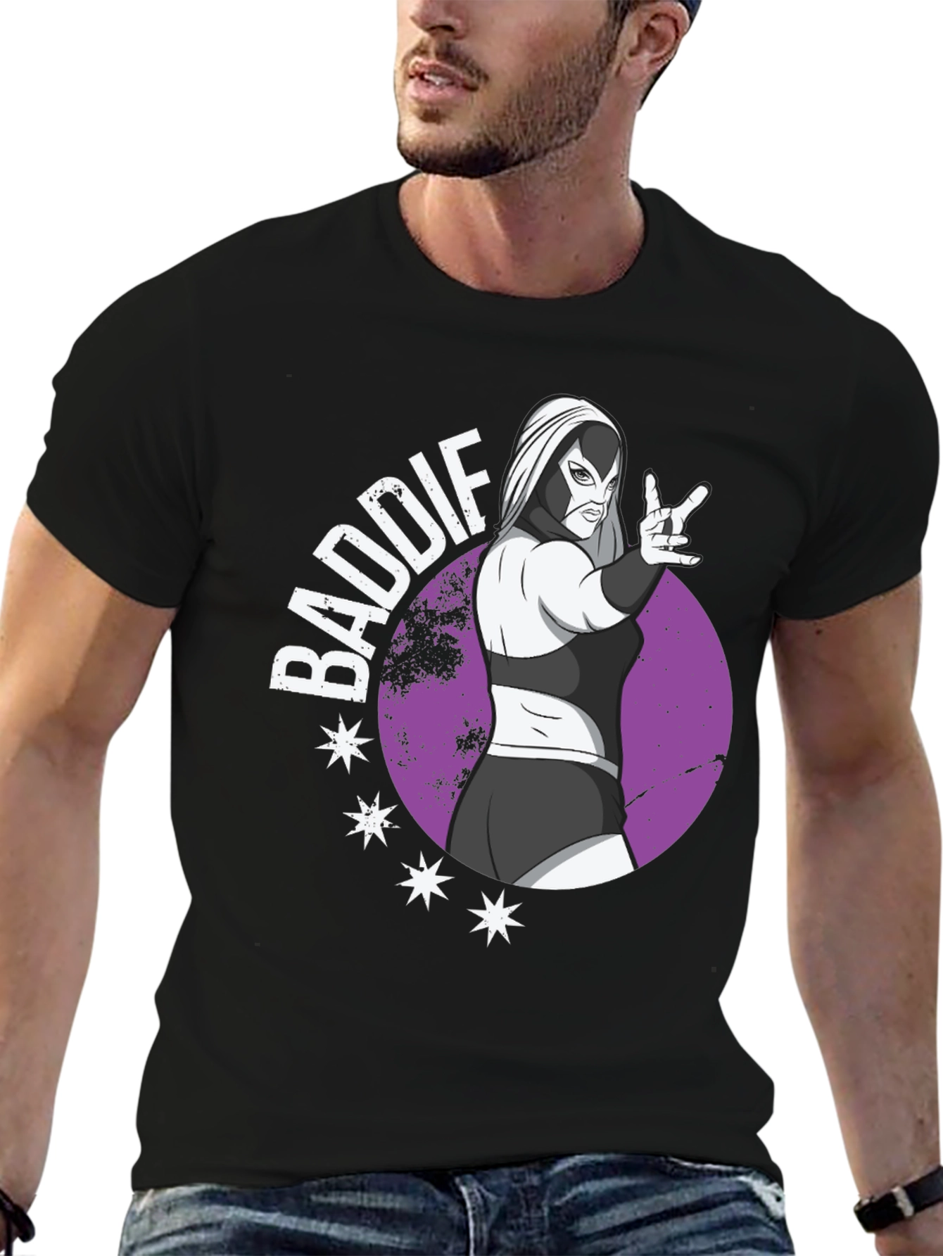 Baddie Wrestler Graphic Tee