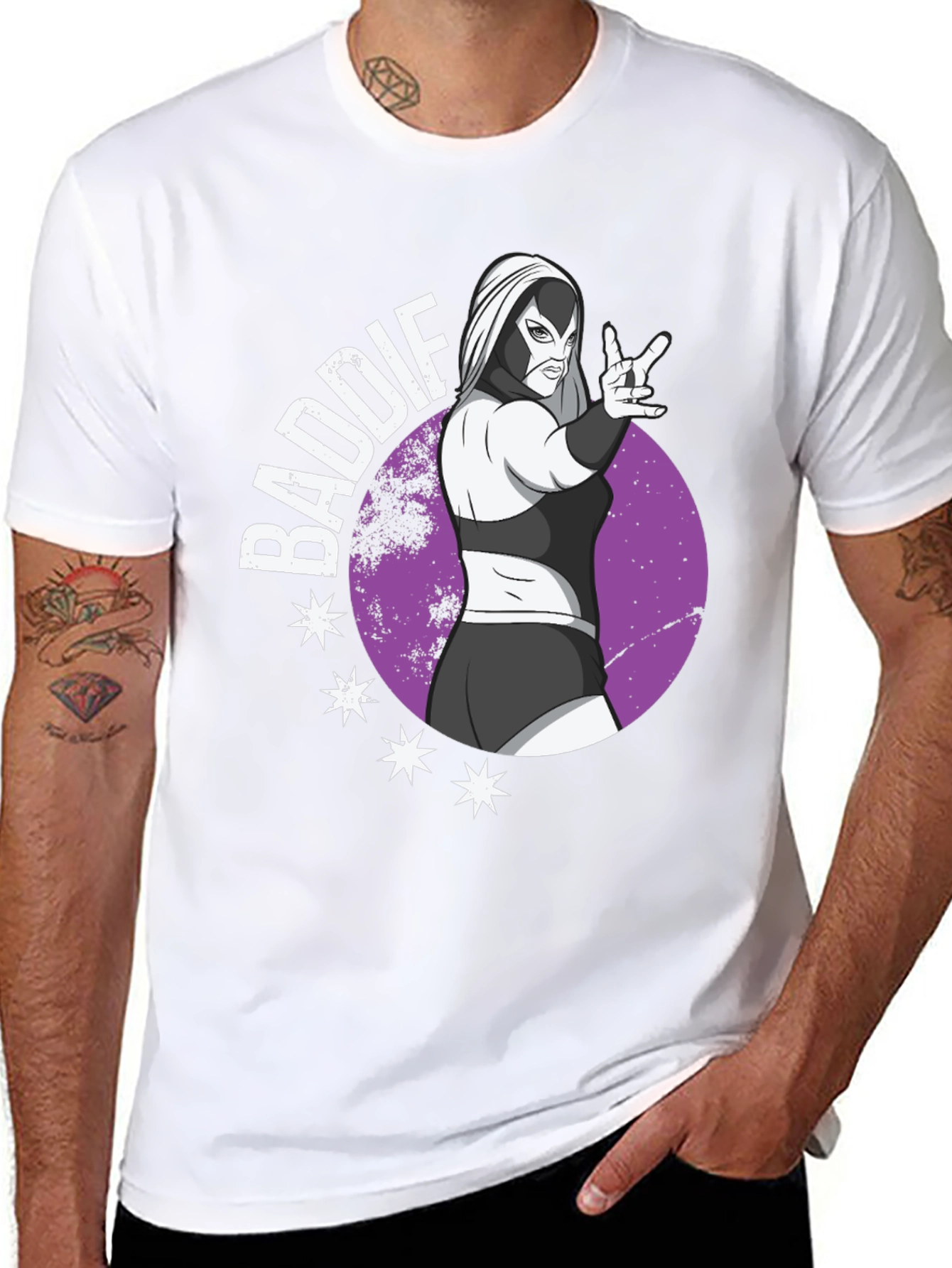 Baddie Wrestler Graphic Tee