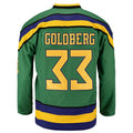 Men's Anaheim Ducks Goldberg #33 Green Breakaway Jerseys