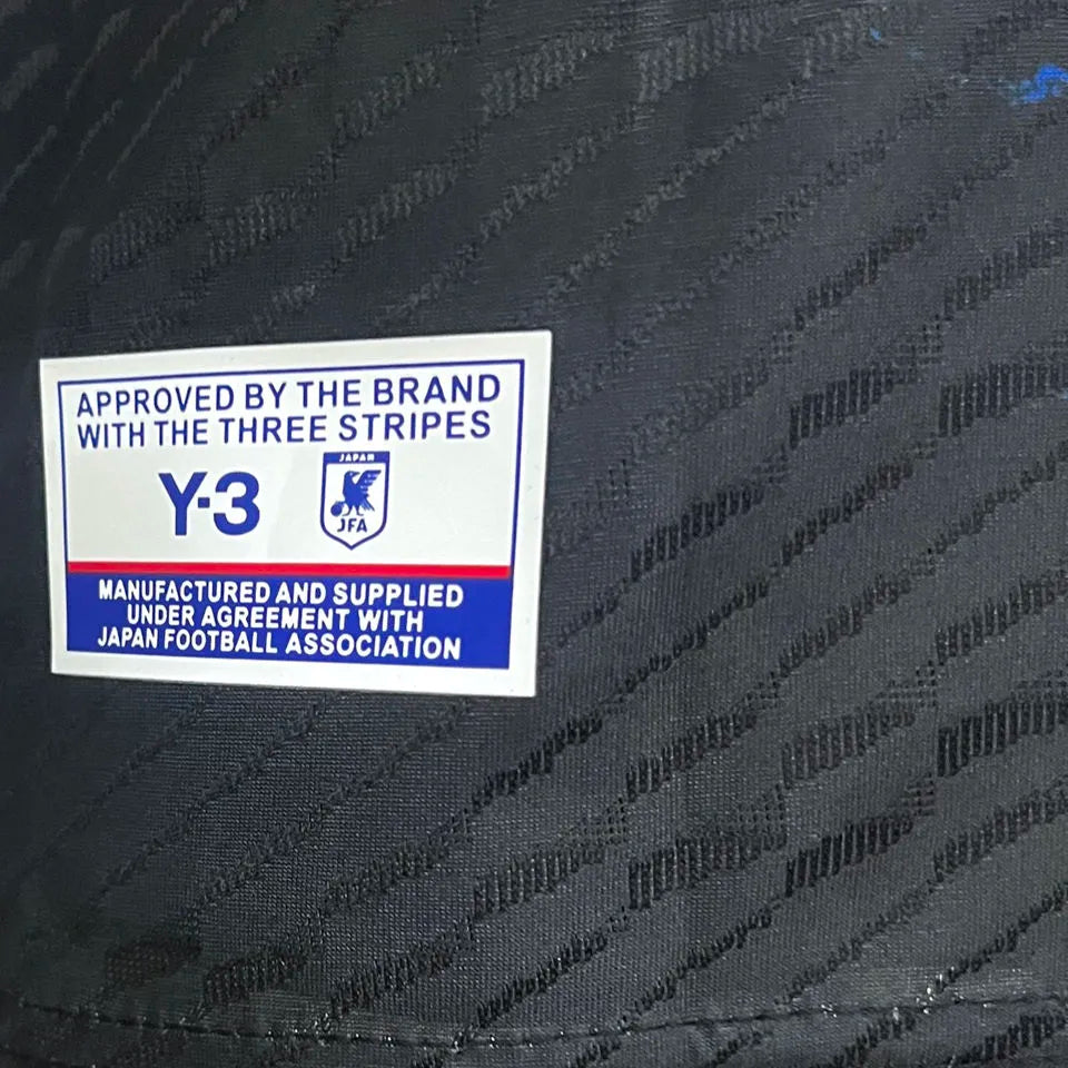 2024/25 Japan Y-3 Blue Player Version Jersey Detail 4
