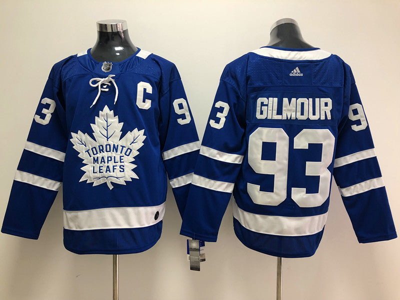Men's Toronto Maple Leafs Doug Gilmour #93 Blue Player Game Jerseys