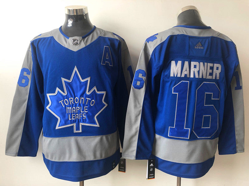 Men's Toronto Maple Leafs Mitch Marner #16 Blue Breakaway Player Jerseys