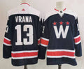 Men's Washington Capitals Jakub Vrana #13 Navy Home Breakaway Player Jerseys
