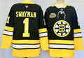 Men's Boston Bruins Jeremy Swayman #1 Black Jerseys