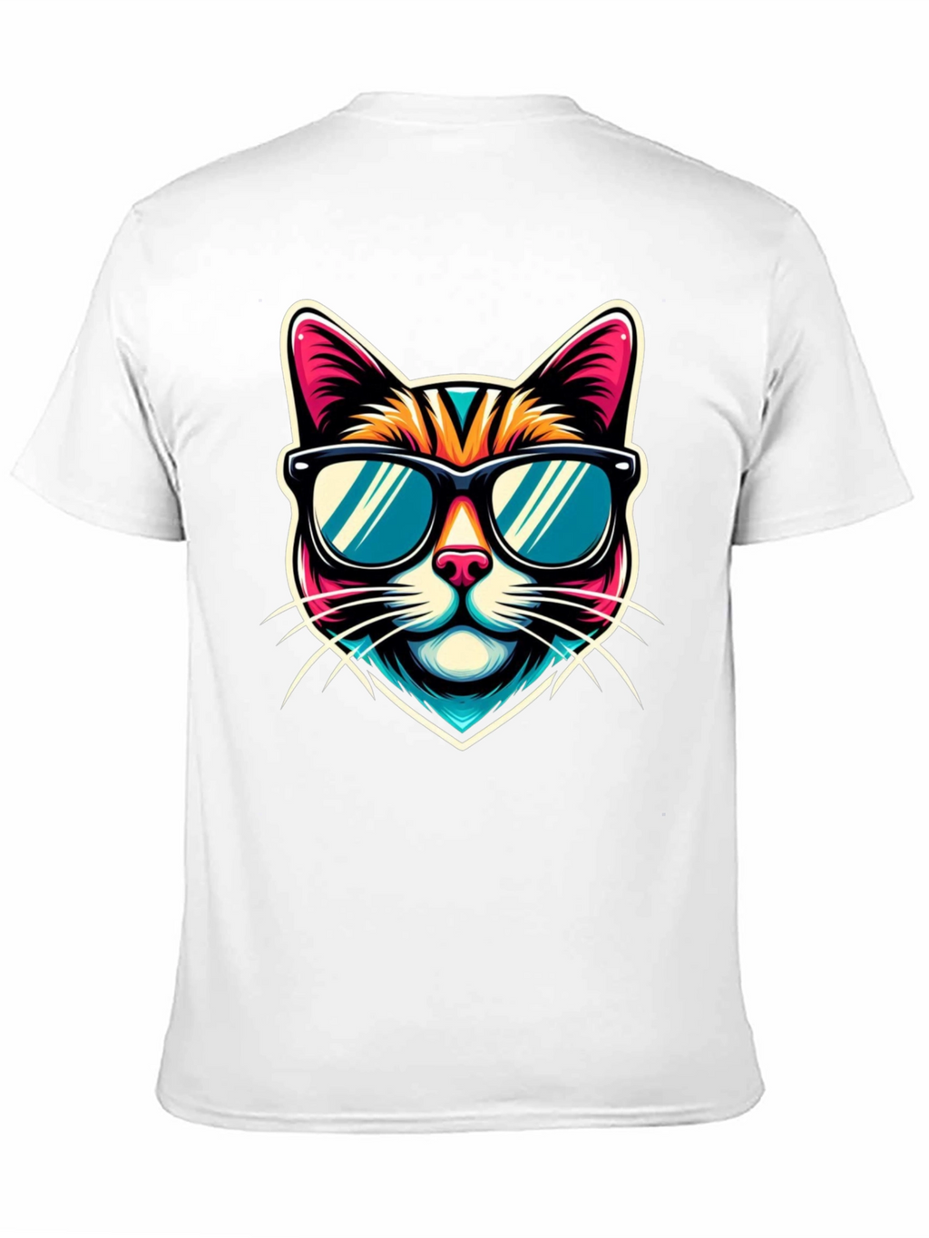 Cool Cat Graphic Tee - Mens Black T-Shirt