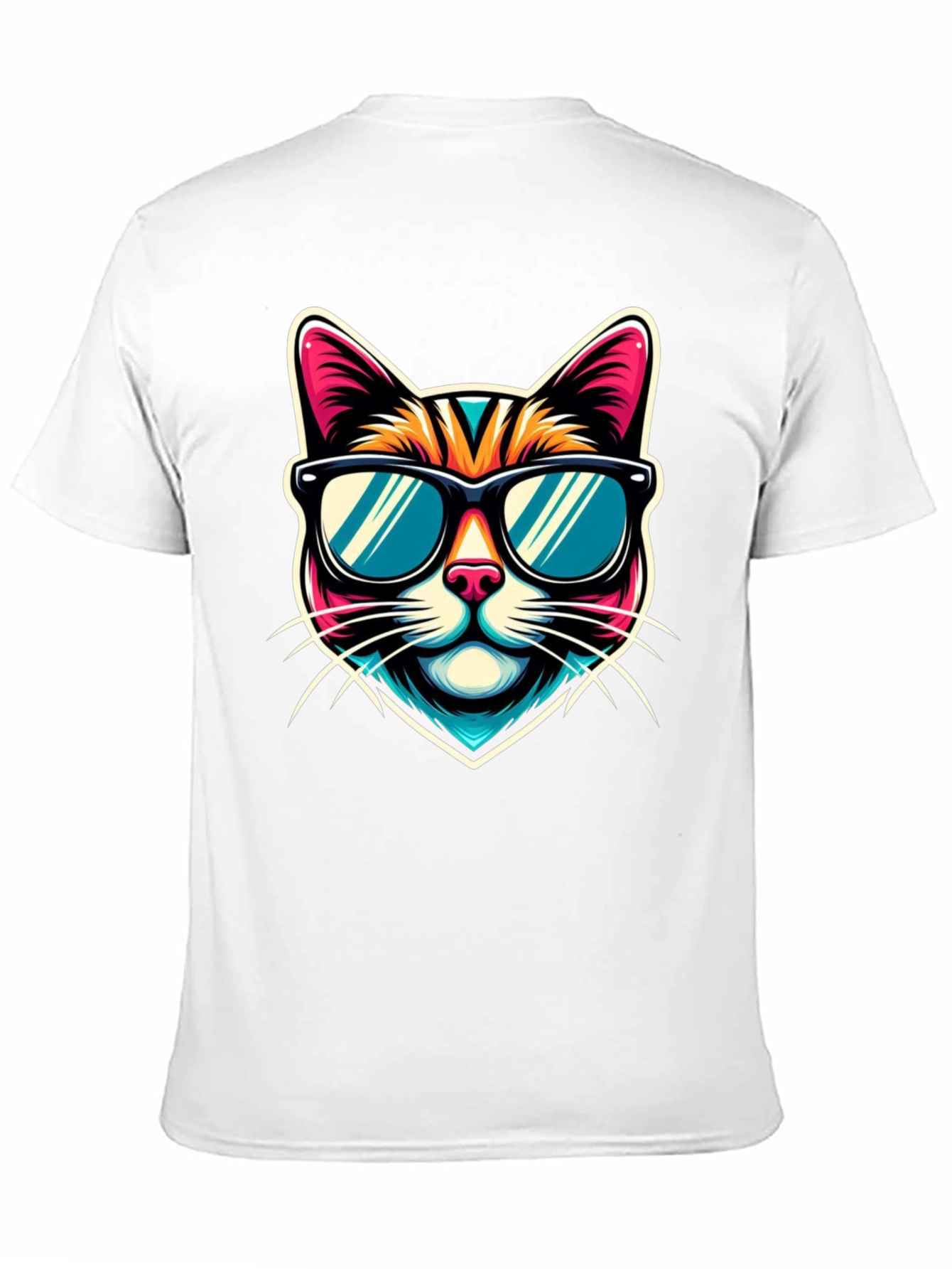 Cool Cat Graphic Tee - Mens Black T-Shirt