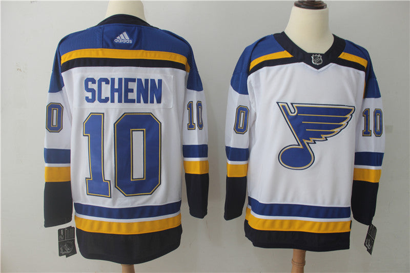 Men's St. Louis Blues Brayden Schenn #10 White Breakaway Player Jerseys