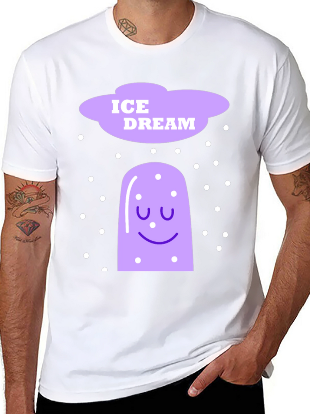 Ice Dream Graphic T-Shirt - Fun & Comfortable